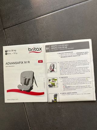 Silla Britax Römer Advansafix IV R
