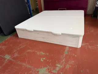 Canapé Madera Blanco 180x200 + Colchón