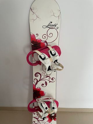 Tabla Snowboard Chica Flores wedze