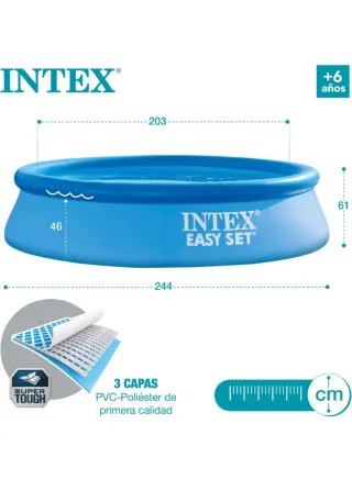 Intex 55237 - Piscina Hinchable 244x61 cm