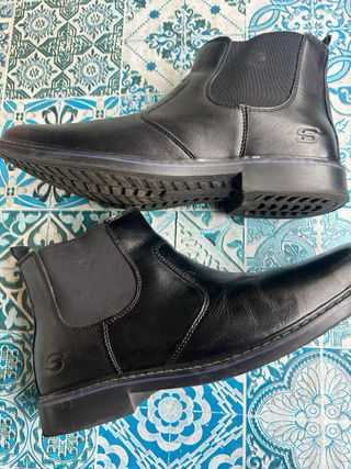 Stivaletti uomo Skechers neri taglia 42,5
