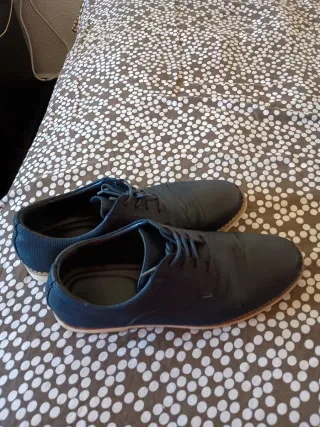Zapatillas de vestir hombre azul