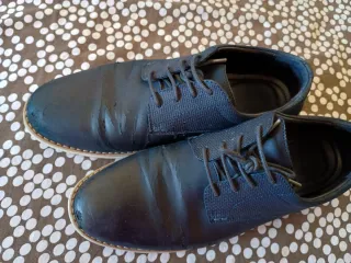 Zapatillas de vestir hombre azul