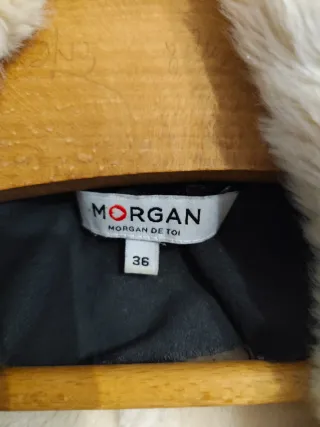 Cazadora borreguito gris y blanca