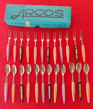 Juego 24 Tenedores y Cucharillas Arcos Inoxidable