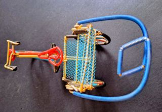 3 Bicicletas de Alambre Hechas a Mano