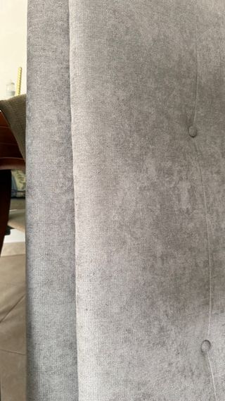 Cabeceros de cama grises (4 unidades)