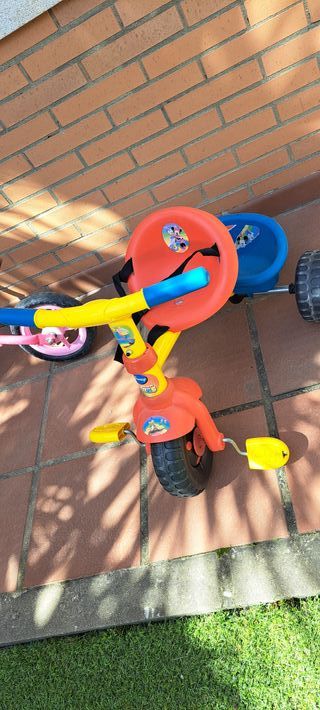 Bicicleta de equilibrio y triciclo infantil
