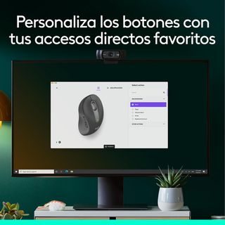 Ratón Logitech Signature Negro/Gris