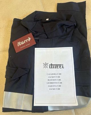 Chaqueta ignífuga Iturri F200 – NUEVA a estrenar