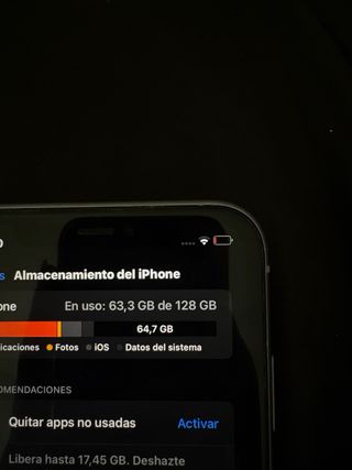 iPhone 11 Lila 128GB 75% bateria con caja y fundas