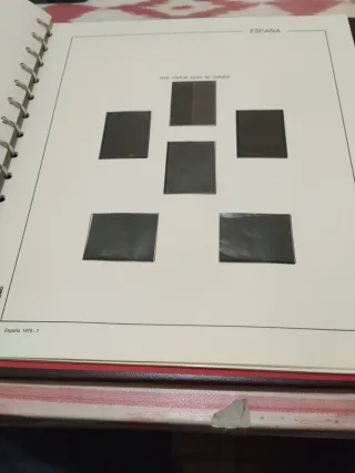 Hojas Filabo Sellos España 1971 al 76 y 1977 al 80