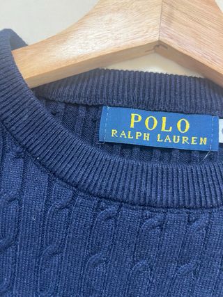 Jersey Ralph Lauren azul marino Talla S