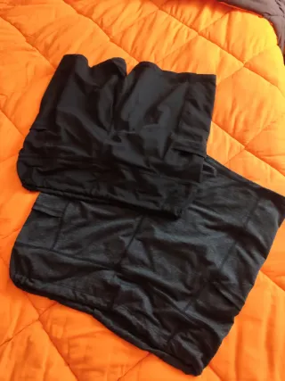 Leggings premamá cortos negros y grises