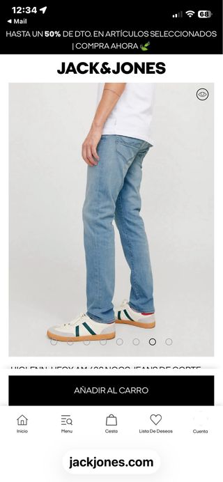 Pantalones vaqueros Jack & Jones Slim Fit