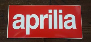 Adesivo Aprilia 5,5x12,5 cm