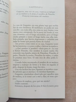 Las aventuras de Pinocho. Carlo Collodi.