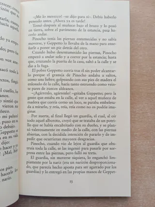 Las aventuras de Pinocho. Carlo Collodi.
