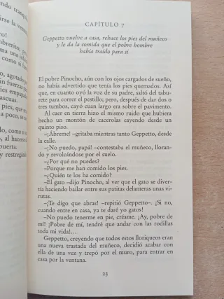 Las aventuras de Pinocho. Carlo Collodi.