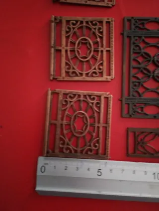 Miniaturas rejas casa de muñecas