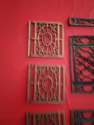 Miniaturas rejas casa de muñecas