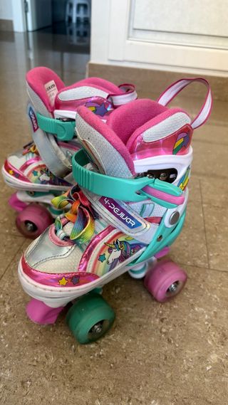 Patines 4 Ruedas Luminosas Talla 30-33