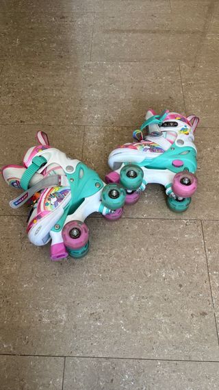 Patines 4 Ruedas Luminosas Talla 30-33