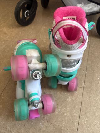 Patines 4 Ruedas Luminosas Talla 30-33