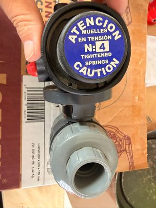 Válvula Viton PPWS 1/4 BSP