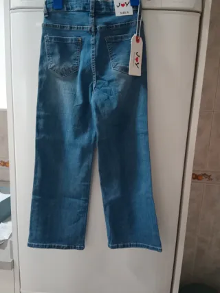 Pantalón vaquero niña con pedrería