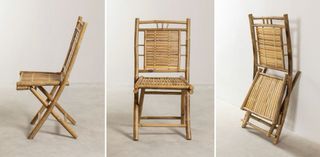 Conjunto Mesa, Sillas y Bancos Bambú Exterior
