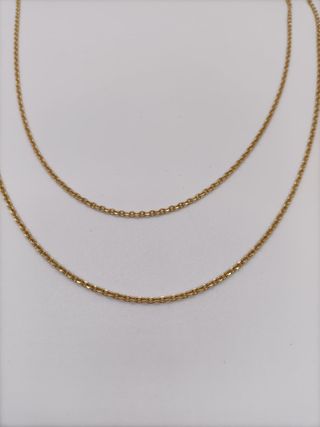 Cadena Oro 18k - Forzada- 5,18gr - 62,5cm