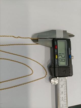 Cadena Oro 18k - Forzada- 5,18gr - 62,5cm