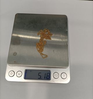 Cadena Oro 18k - Forzada- 5,18gr - 62,5cm
