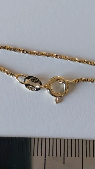 Collana vintage foglia oro e zirconi