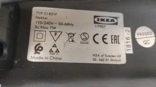 Lámpara Techo Gris 3 Focos Ikea
