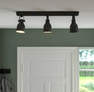 Lámpara Techo Gris 3 Focos Ikea