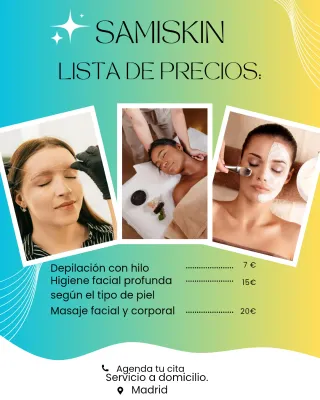 Servicios estéticos a domicilio