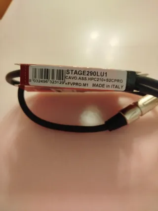Cable Proel XLR F a Jack M 6,35 mm. Largo 1 mtr