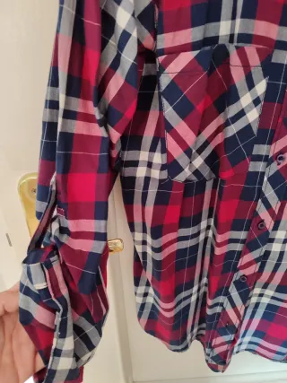 Camisa cuadros Stradivarius