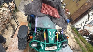 Buggy PGO verde y morado