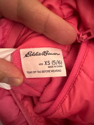 Chaqueta Eddie Bauer Niña Rosa