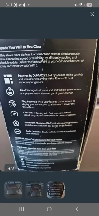 Router Gaming Netgear Nighthawk XR1000
