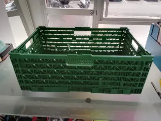 Cajas de plástico plegables transporte fruta