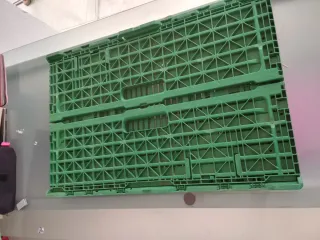 Cajas de plástico plegables transporte fruta