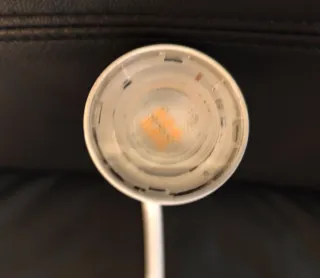 Lámpara de pinza flexible blanca  nueva