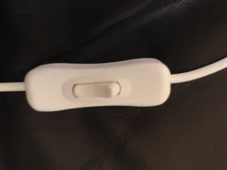 Lámpara de pinza flexible blanca  nueva