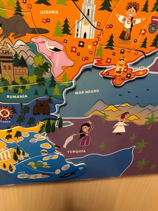 Mapa Puzle Imantado Europa Infantil