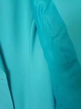 Conjunto Vestido y Levita Turquesa