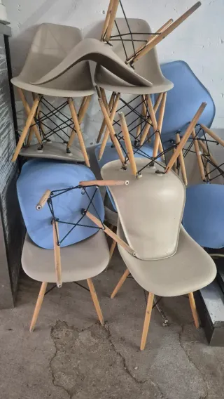 Sillas de diseño Eames (varios colores)